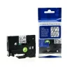 Brother Laminated 9mm TZC-s121 Black on Clear Label Cartridge