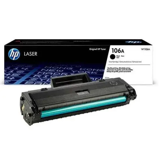 HP 106A Black Original Laser Toner Cartridge