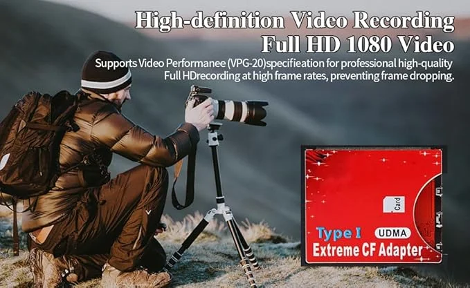 High Speed SD to CF Card Adapter Supports v