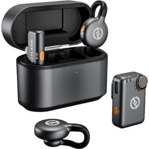 Hollyland LARK M2S Combo 2-Person Wireless Microphone System for Cameras and Mobile Devices