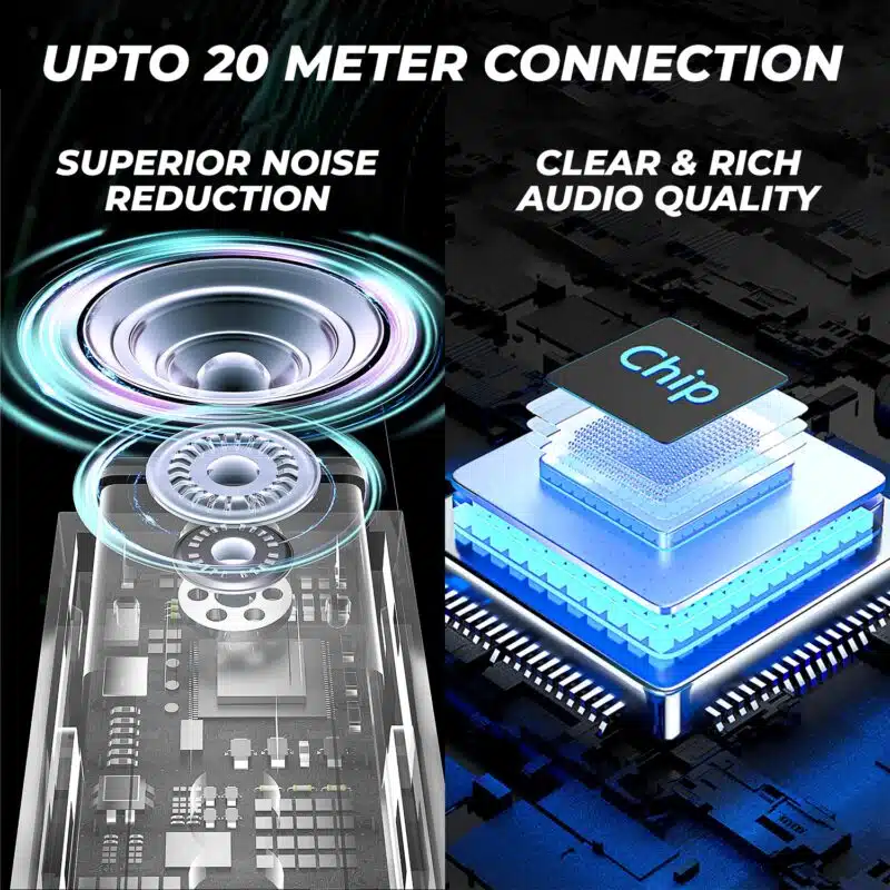 Q8 Wireless Microphone for Iphone and Type-C smartphones mm